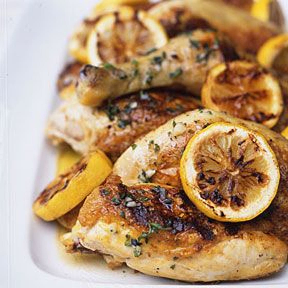 Grilled Chicken with Lemon, Garlic, and Oregano