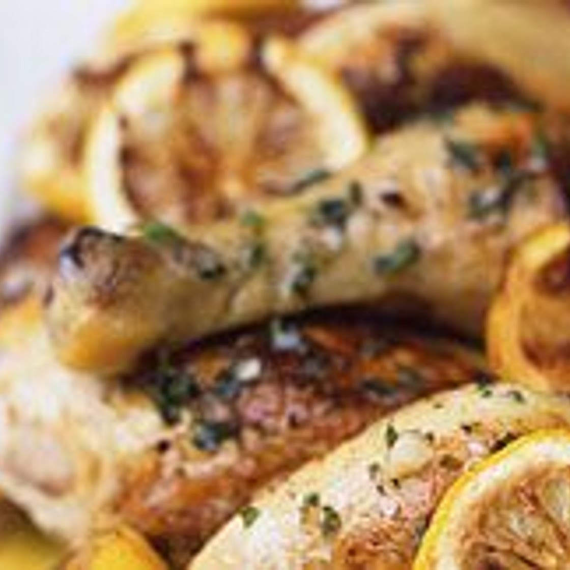 Grilled Chicken with Lemon, Garlic, and Oregano