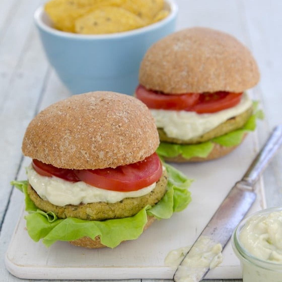 Artichoke Sunflower Burgers