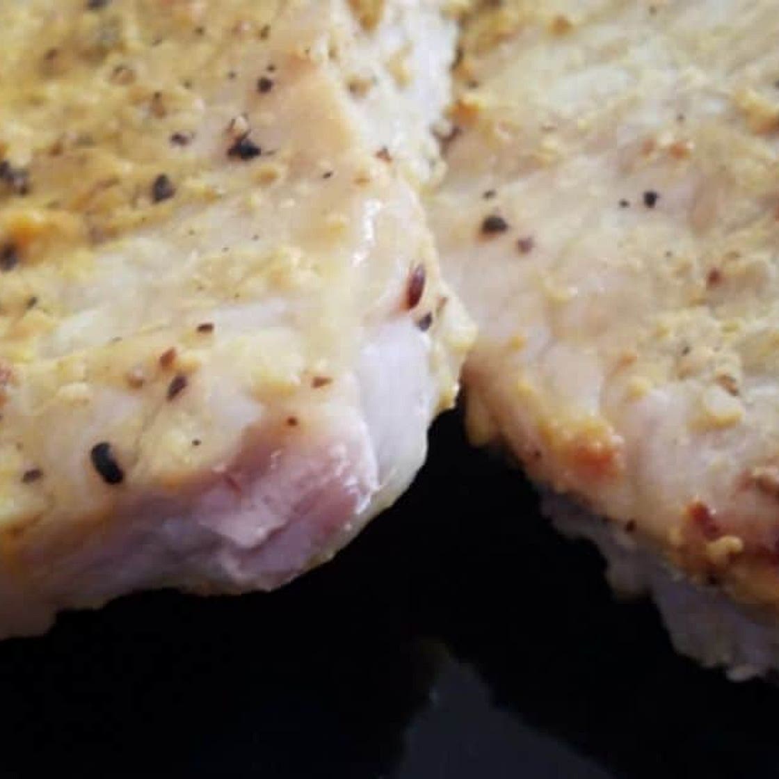 Air Fryer Honey Mustard Pork Chops