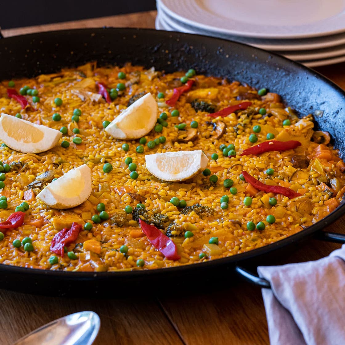 Authentic Vegetarian Paella
