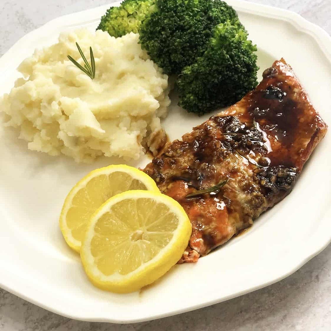 Honey Soy Glazed Salmon