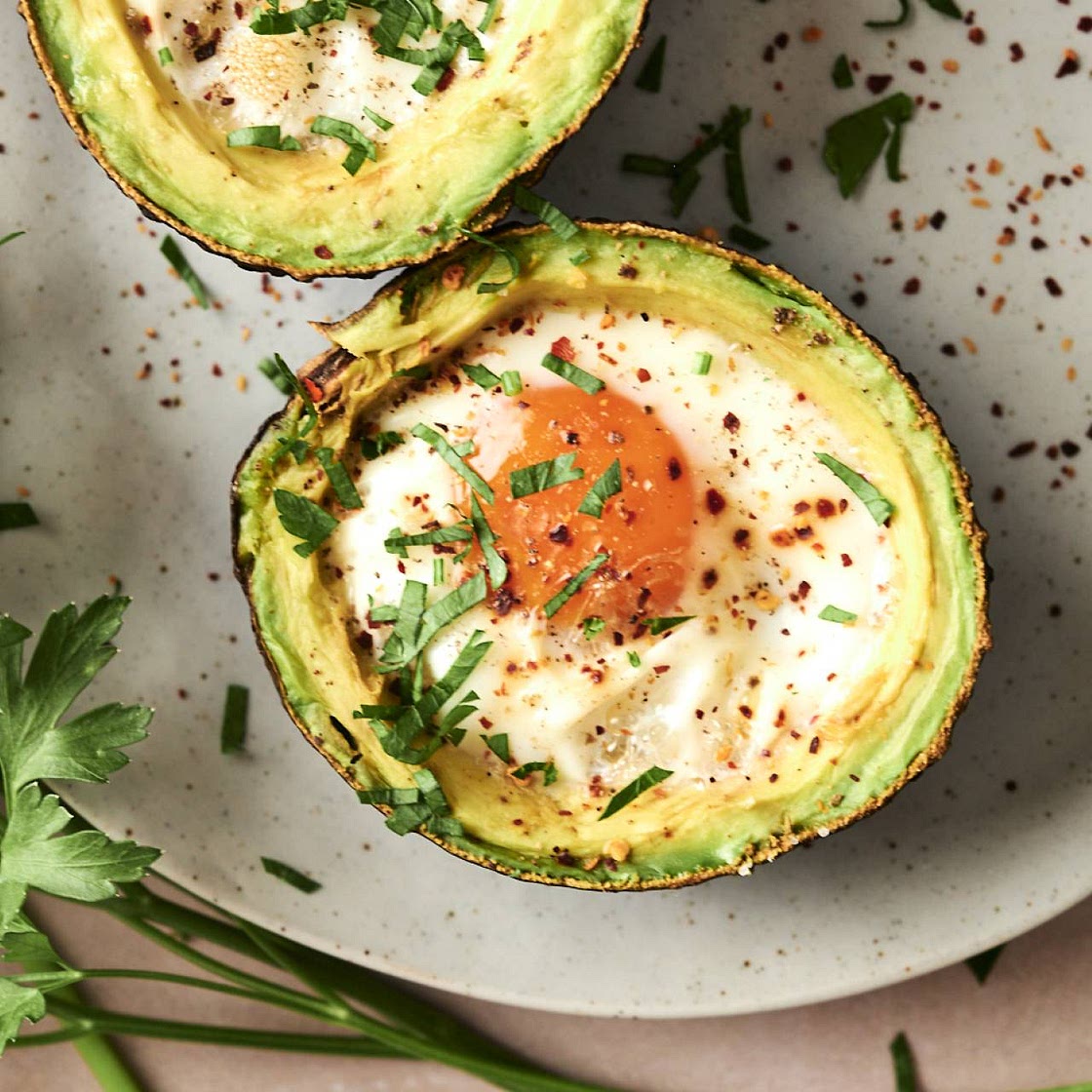 Avocado Baked Eggs