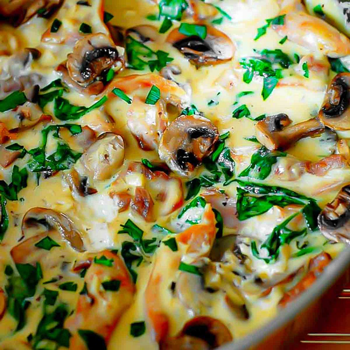 Creamy Chicken and Spinach