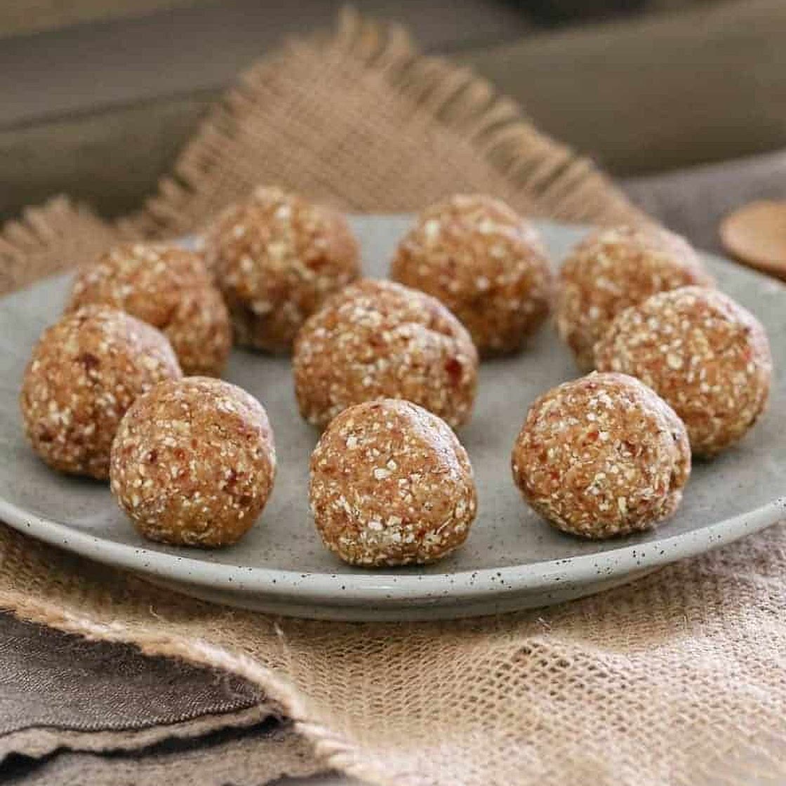 Healthy Salted Caramel Protein Balls