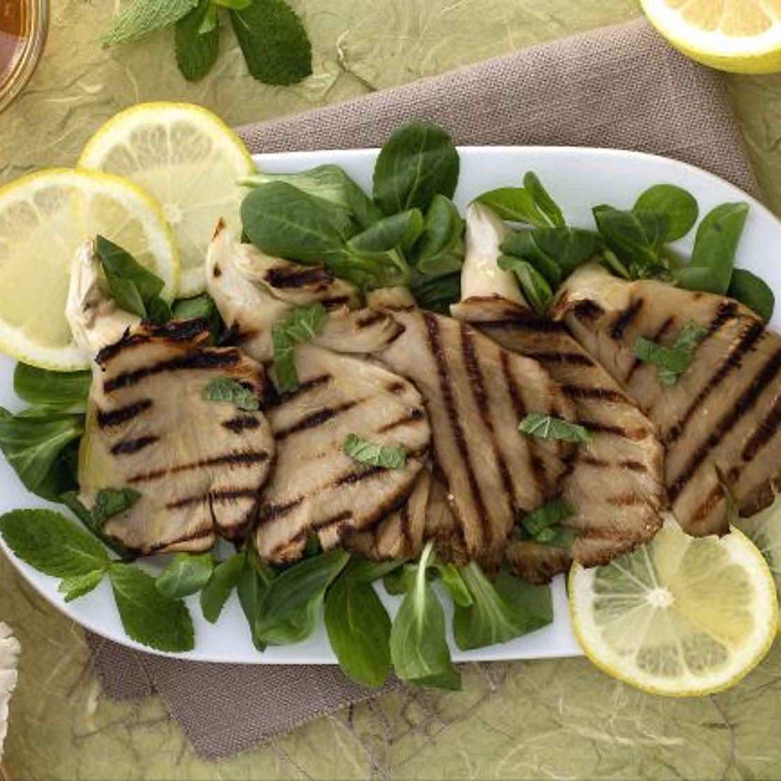 Pleurotus alla griglia