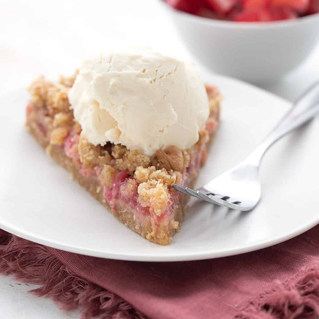 Rhubarb Crumble Tart