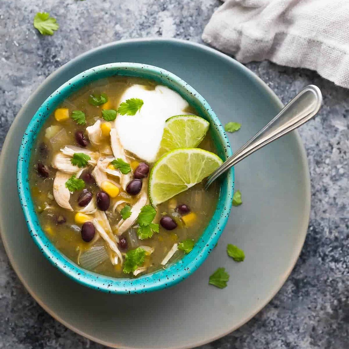 Shortcut Instant Pot Chicken Chile Verde Soup