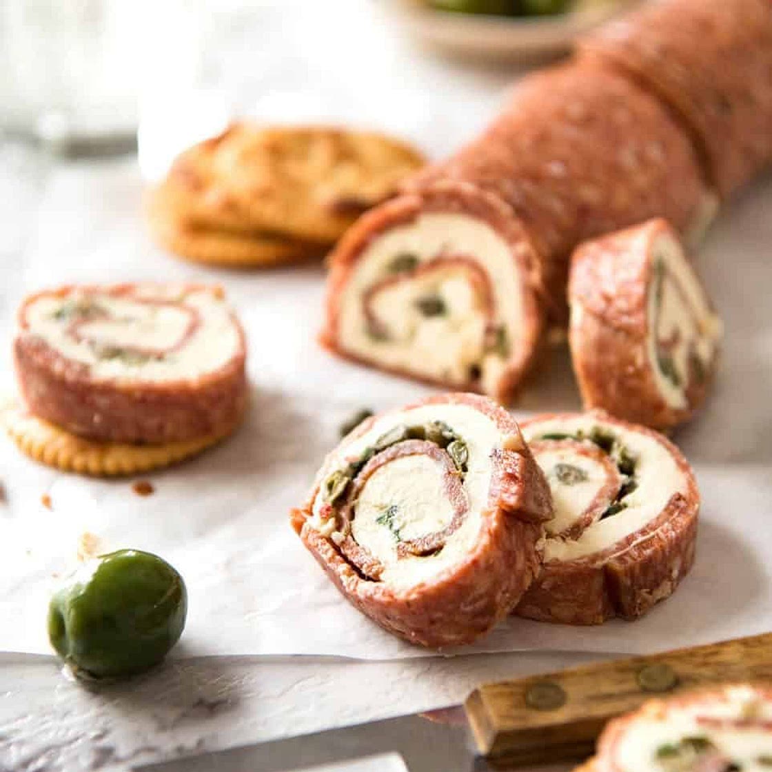Salami Cream Cheese Roll