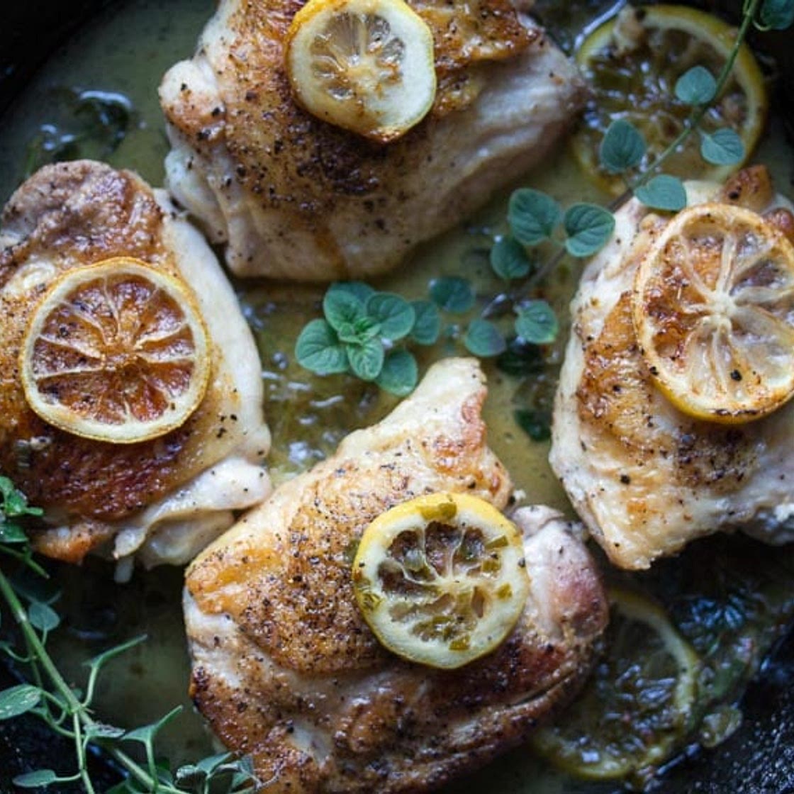 FODMAP IT!™ Chicken Thighs with Lemon & Oregano