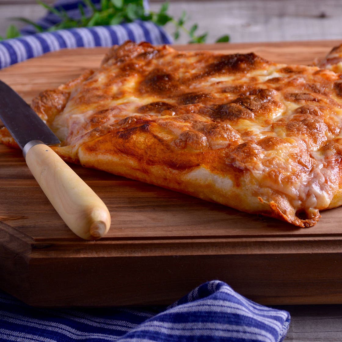 Pizza al taglio esponjosa