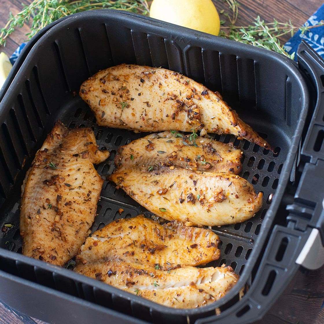 Air Fryer Fish Recipe (No Breading)