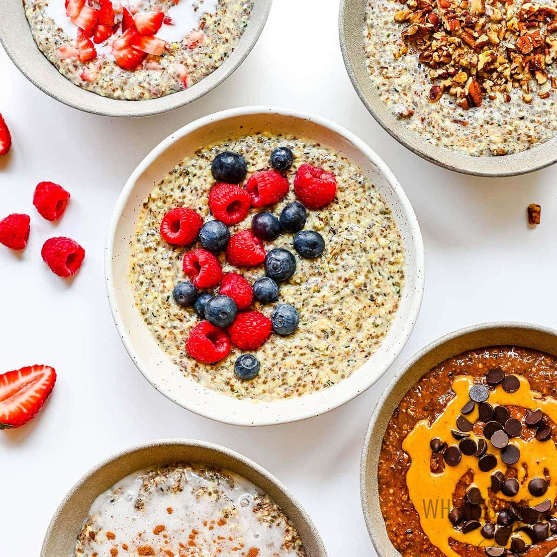 Keto Oatmeal (5 Low Carb Flavors)