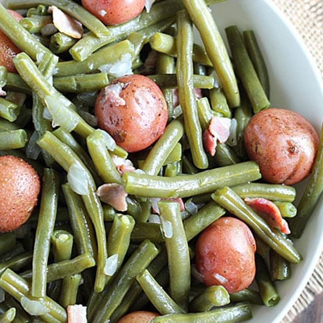 Southern Style Green Beans & New Potatoes