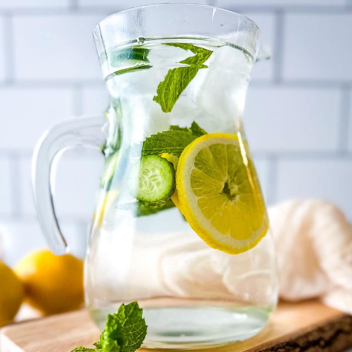 Cucumber Lemon Mint Water Recipe