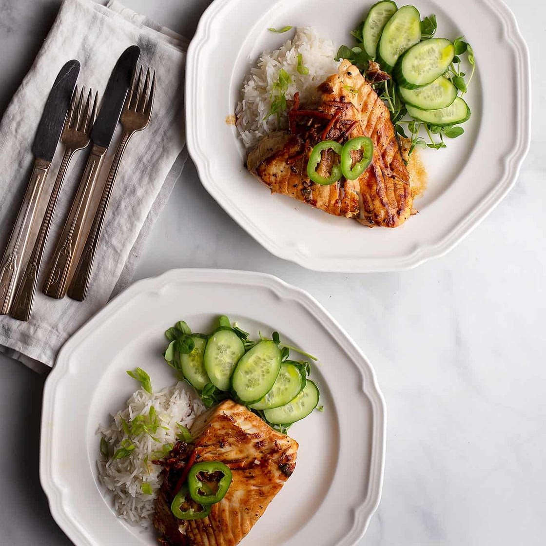 Ginger Garlic Halibut