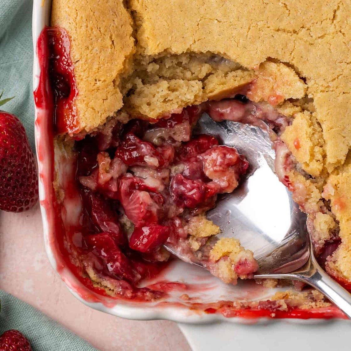Easy Strawberry Cobbler Recipe