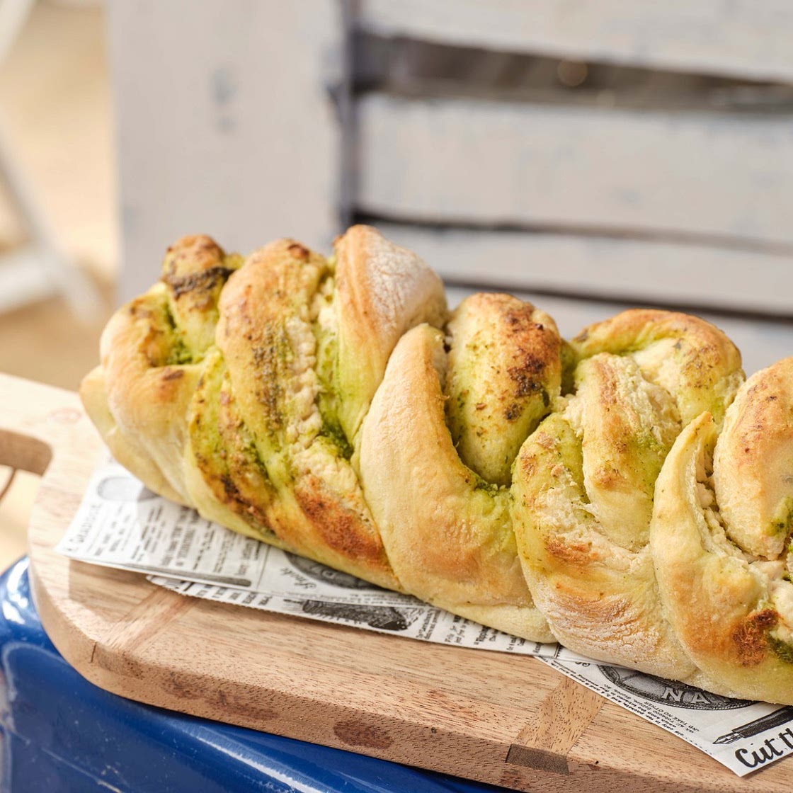 Veganer Pesto Babka