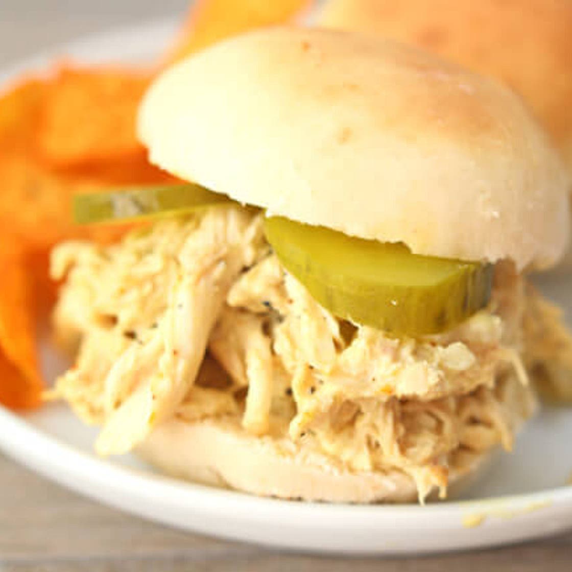 Instant Pot Honey Mustard Chicken Sandwiches