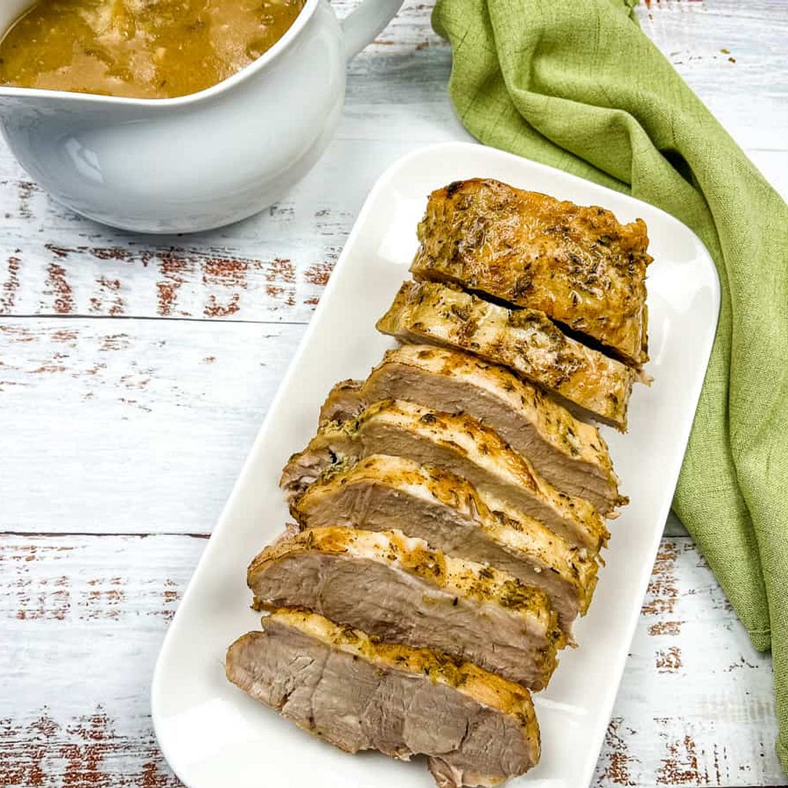 German Pork Loin - Slow Cooker
