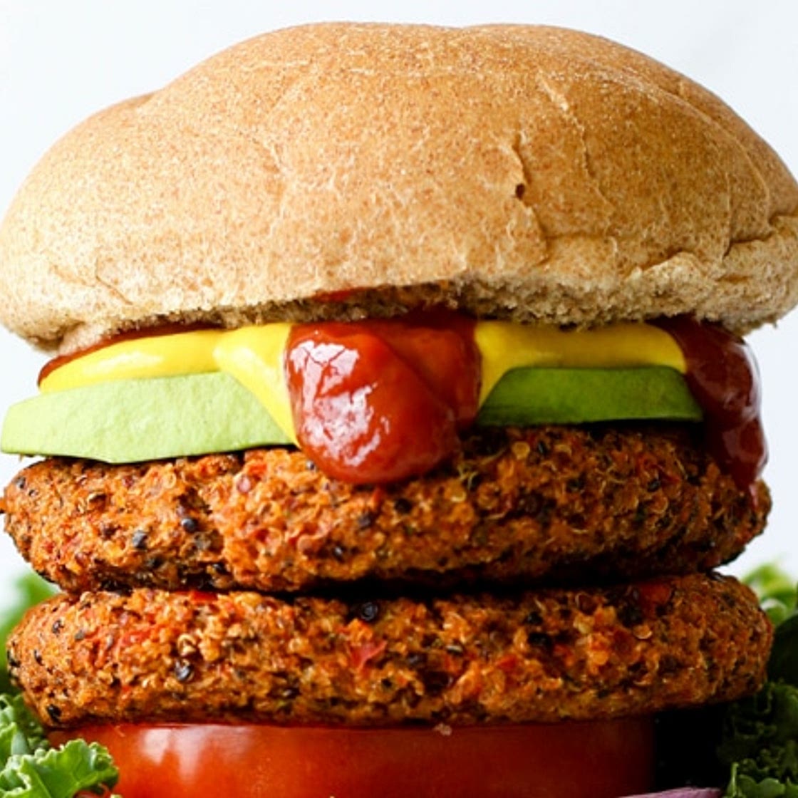 Crispy Garden Quinoa Burgers