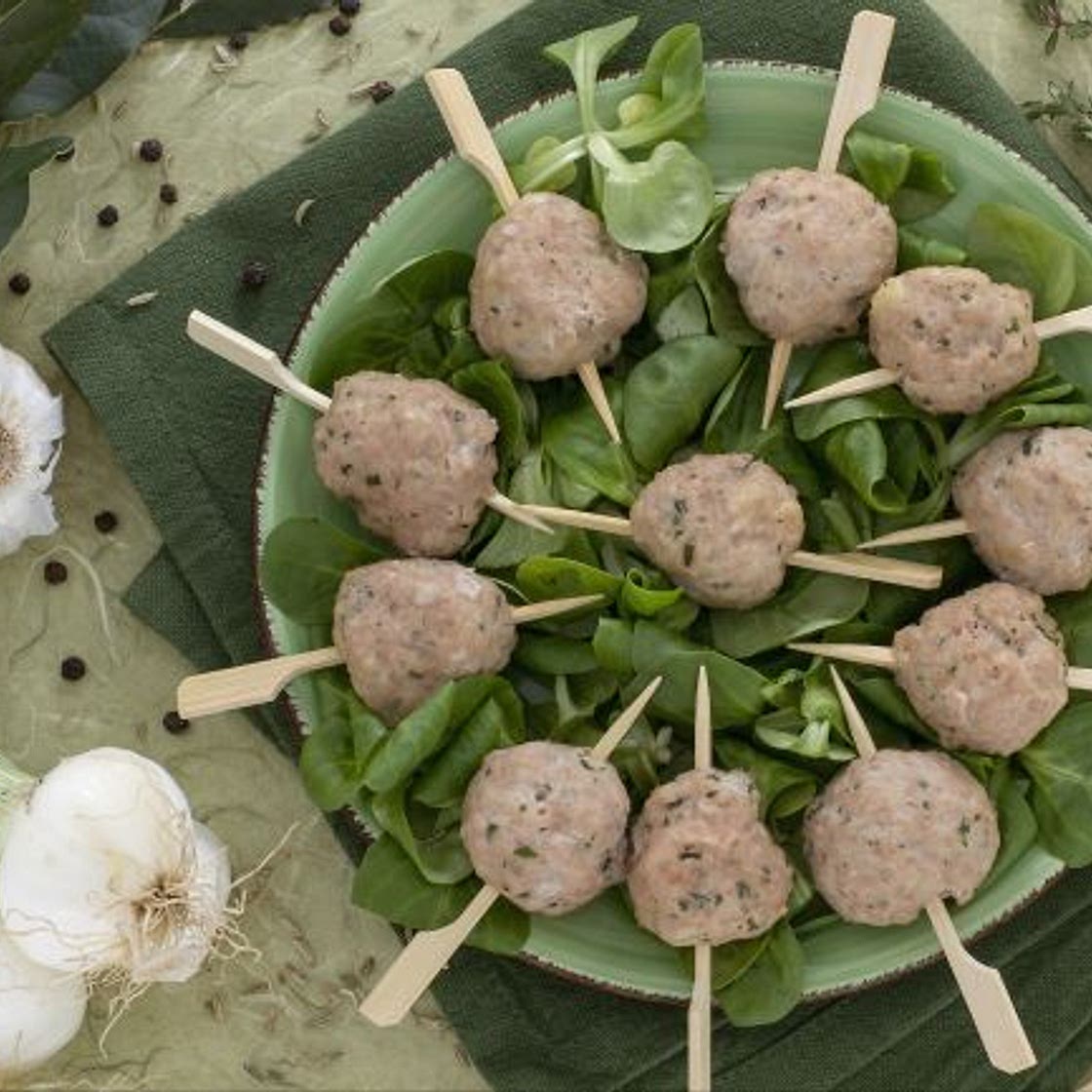 Polpette aromatiche al vapore