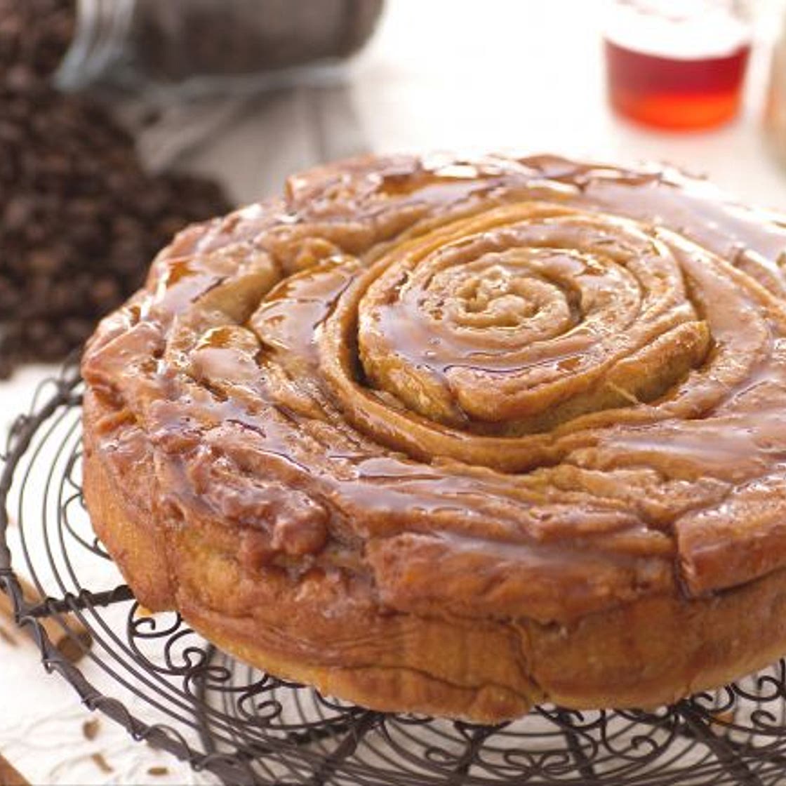 Torta spirale al caffè