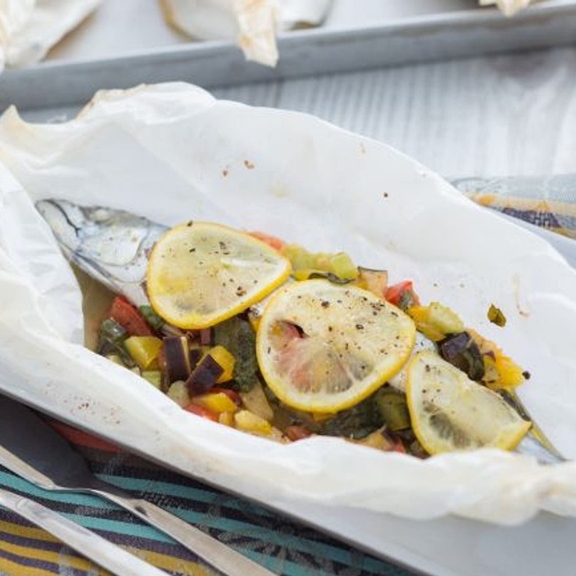 Sgombro al cartoccio