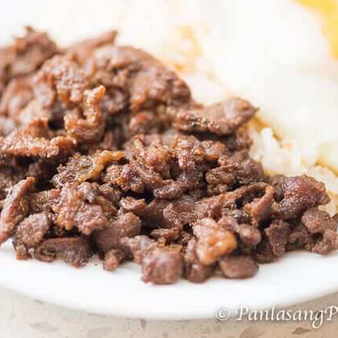 Beef Teriyaki Tapa with Fried Rice and Egg