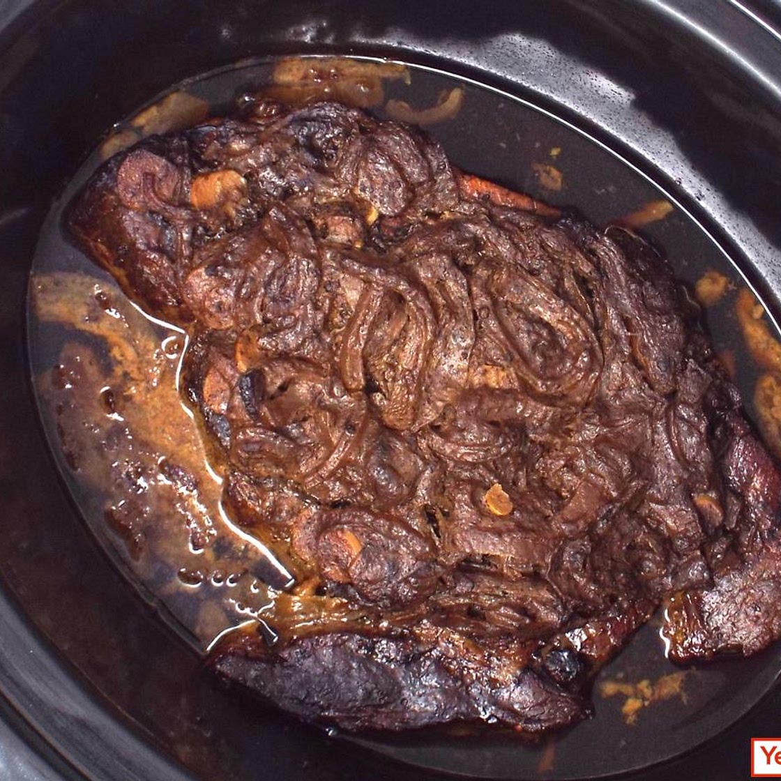 Slow Cooker Dijon Mustard Pot Roast