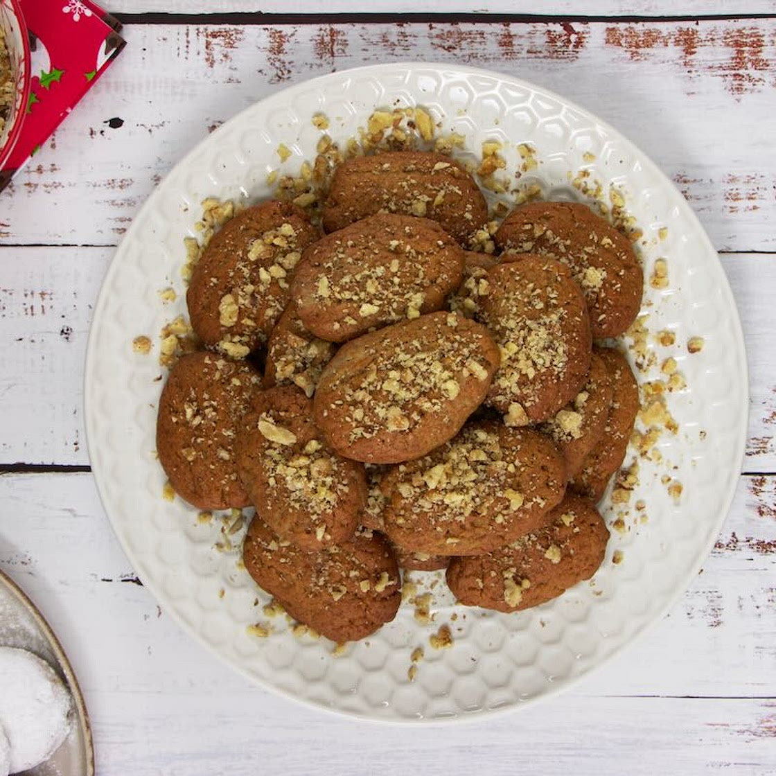 Greek Christmas Honey Cookies (Melomakarona)