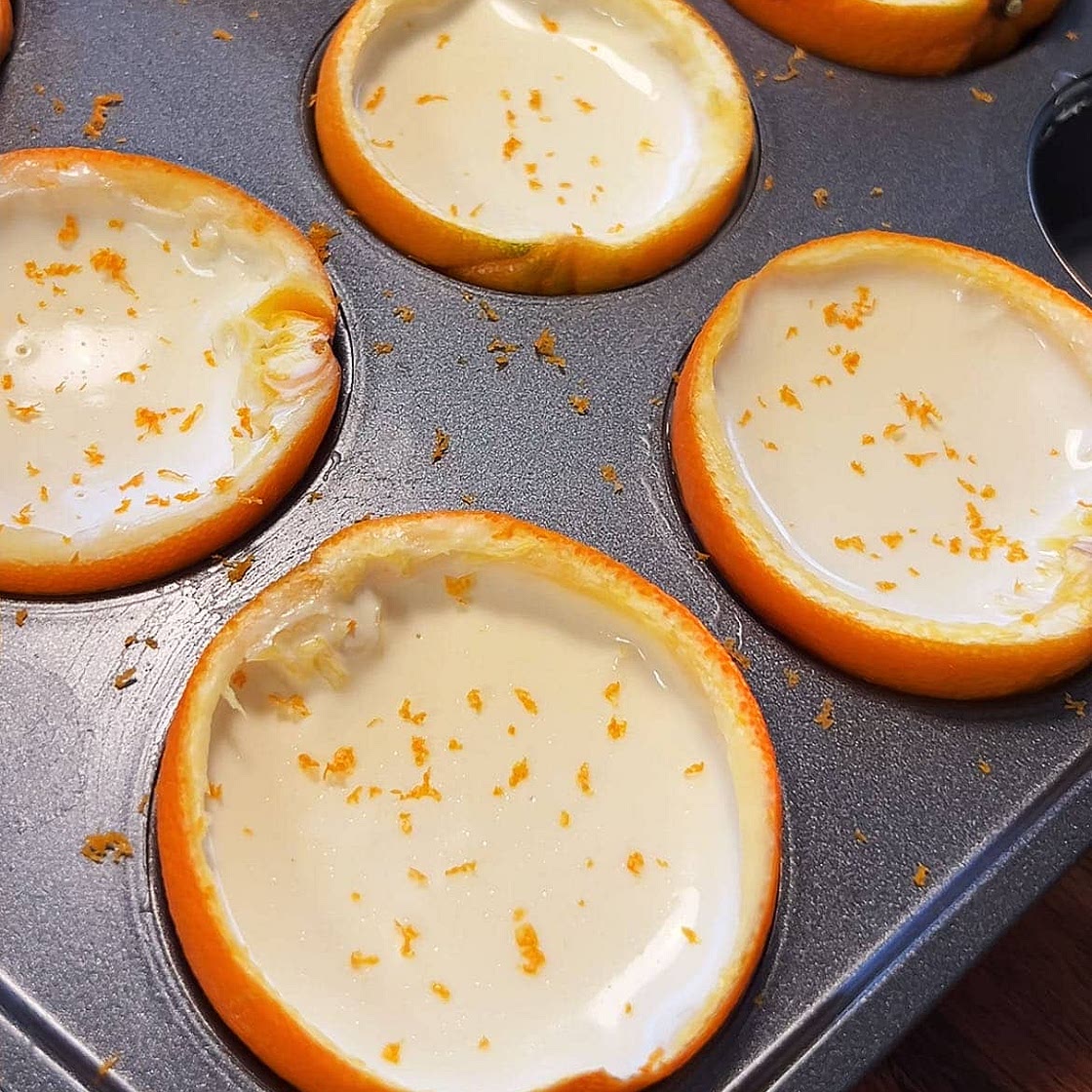 Orange Posset (gelatin-free panna cotta)