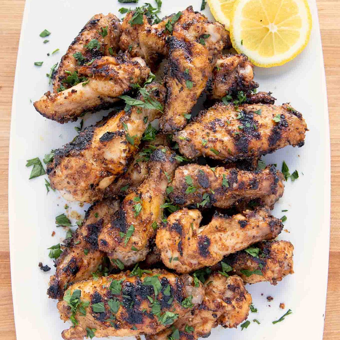 Dry Rub Lemon Pepper Chicken Wings
