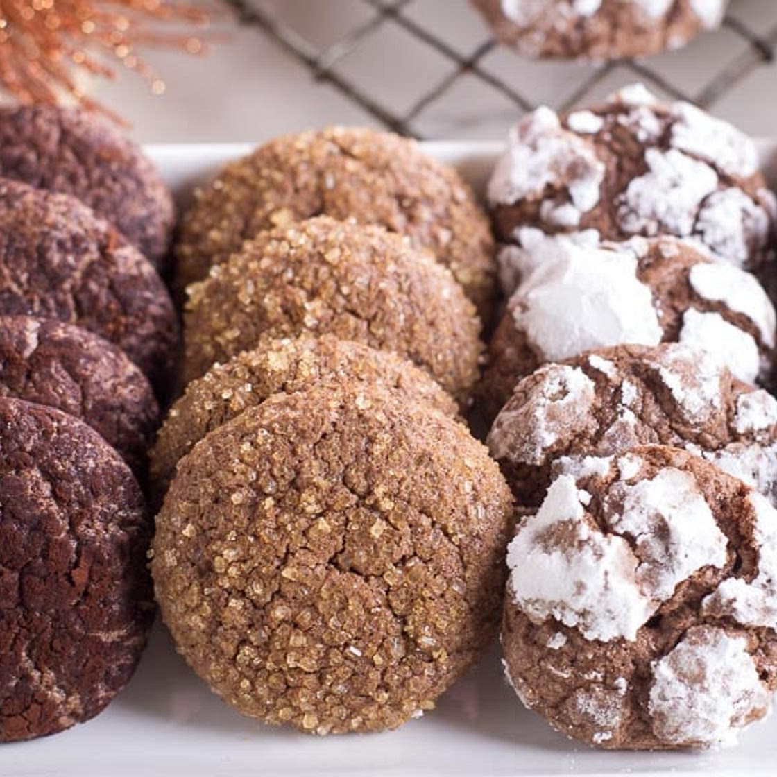 Low FODMAP Chocolate Crinkle Cookies