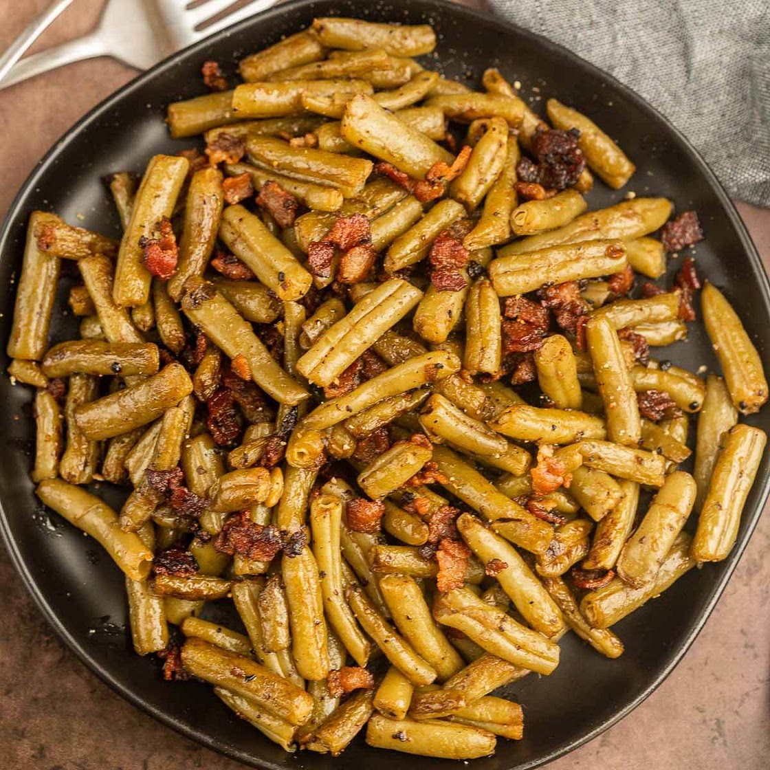Blackstone Green Beans with Bacon