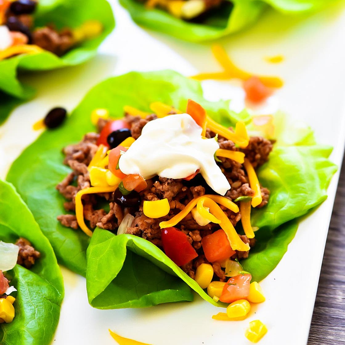 Taco Lettuce Wraps