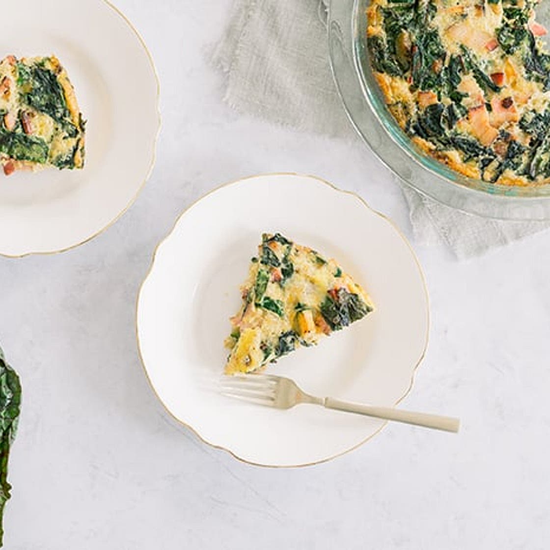 Swiss Chard Quiche (PCOS-Friendly)