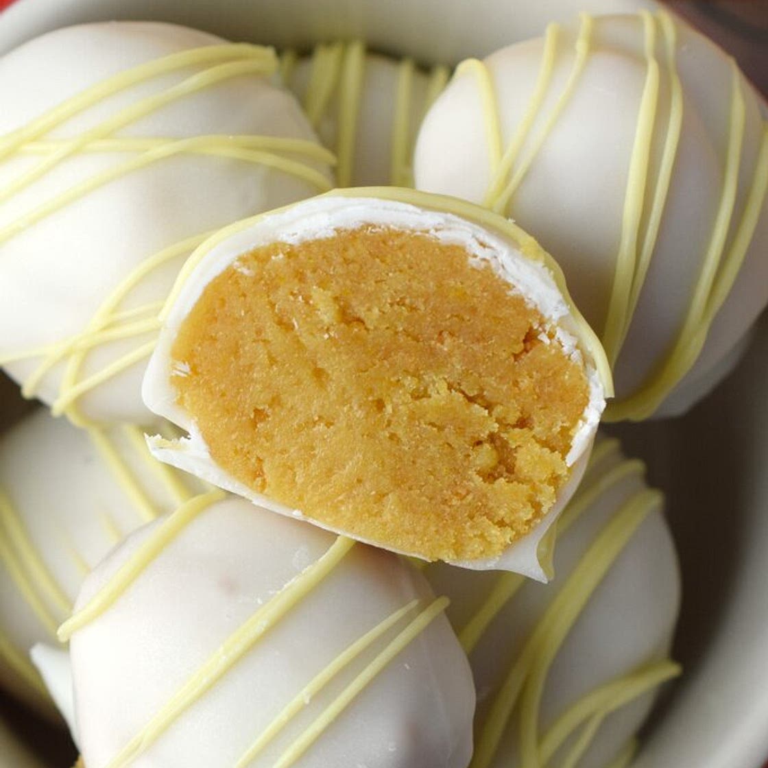 Lemon Cake Truffles
