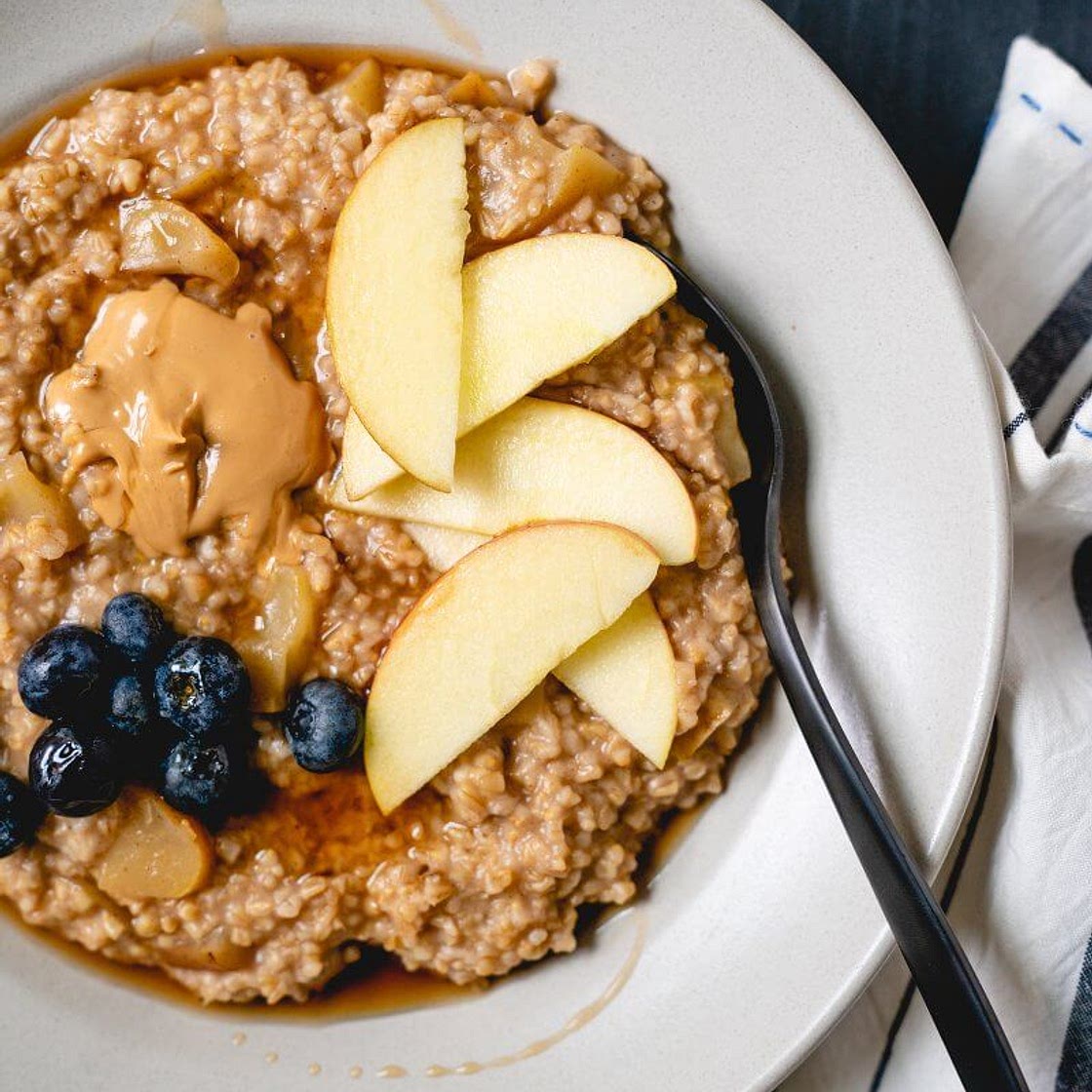 Apple Cinnamon Pressure Cooker Steel Cut Oats