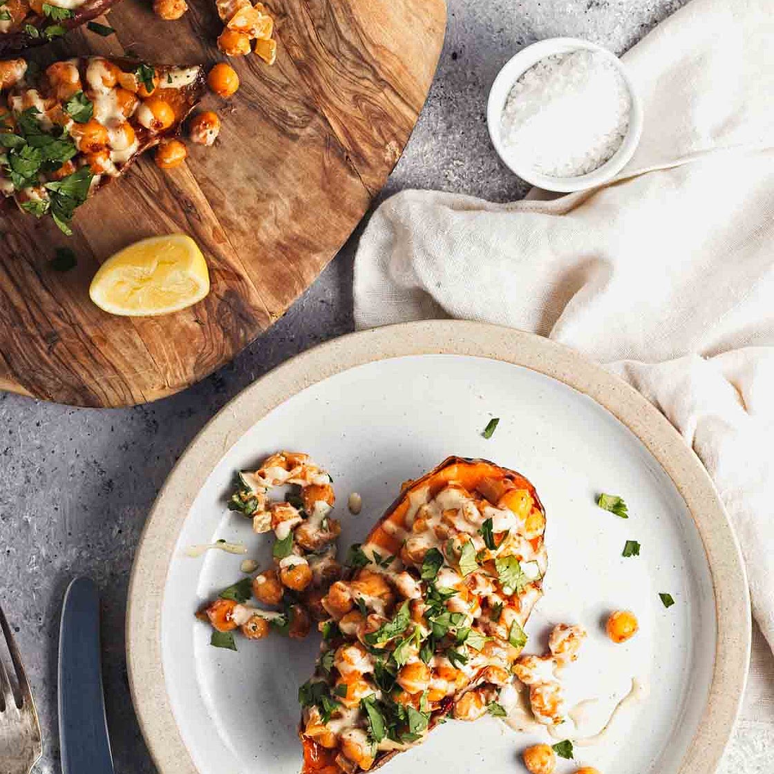 Loaded Sweet Potatoes (Delicious Baked Sweet Potato Recipe!)