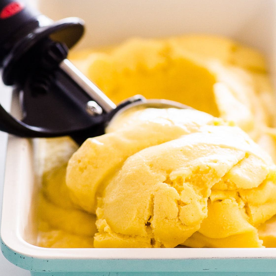 Coconut Mango Ice Cream