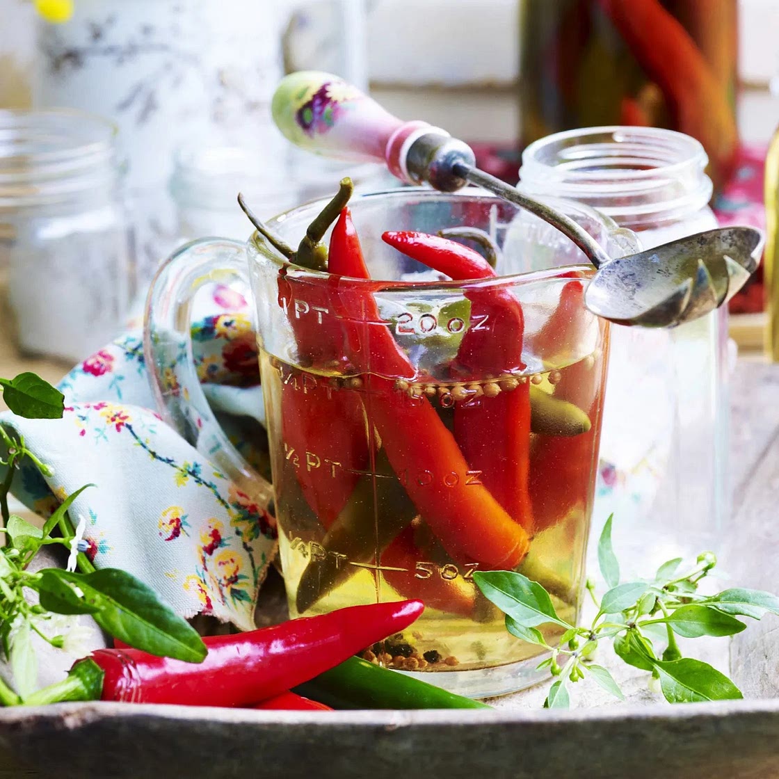 Pickled chillies