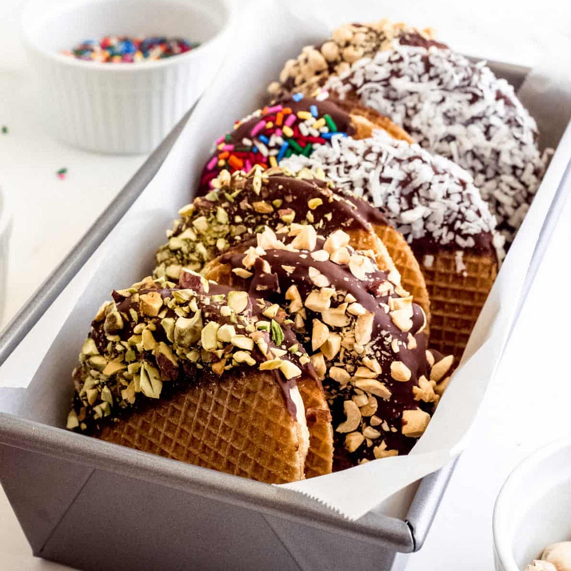Stroopwafel Ice Cream Sandwiches