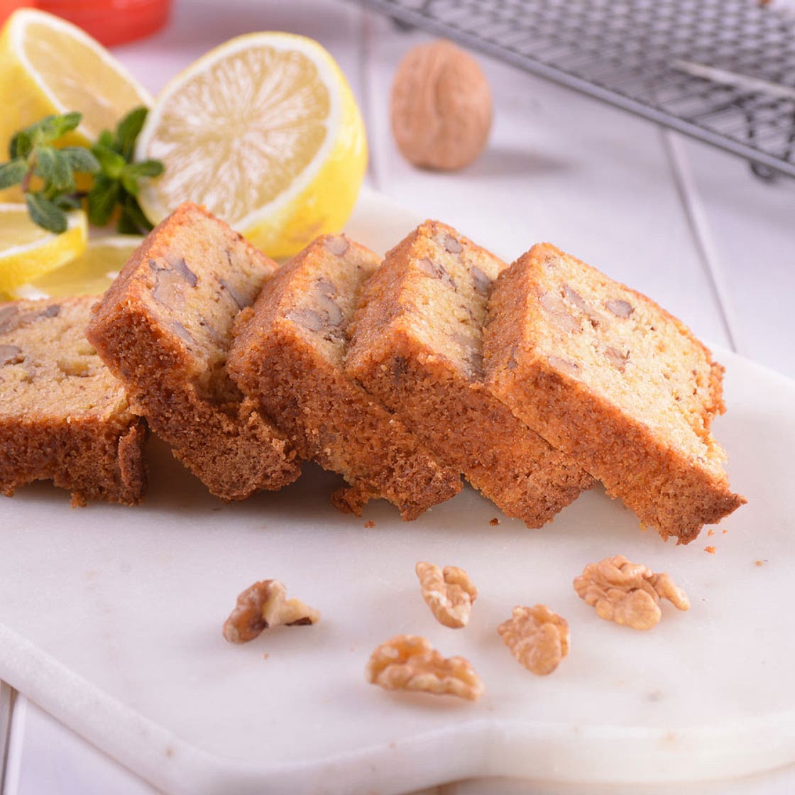 Bizcocho de limón sin gluten para celiacos