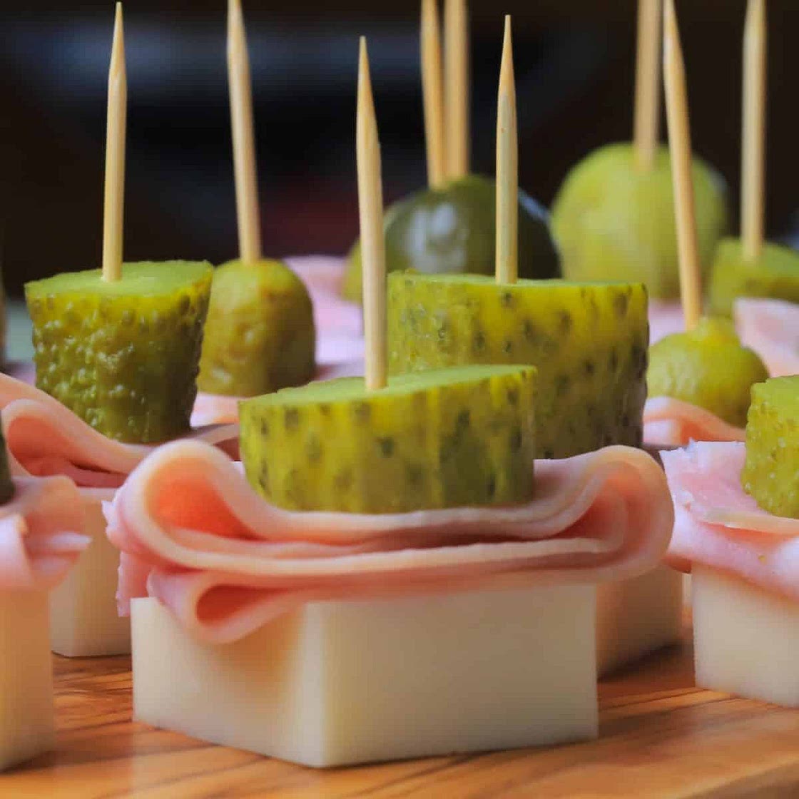 Low Carb Cuban Sandwich Skewers