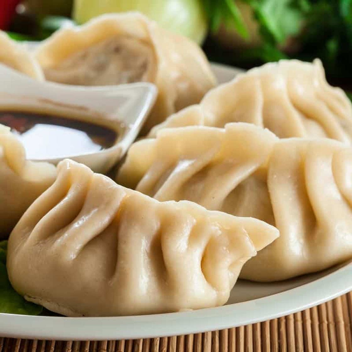 Chinese Boiled Pork Dumplings