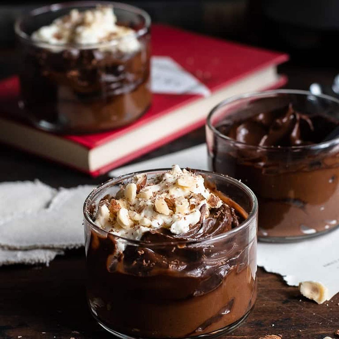 Chocolate Espresso Avocado Pudding