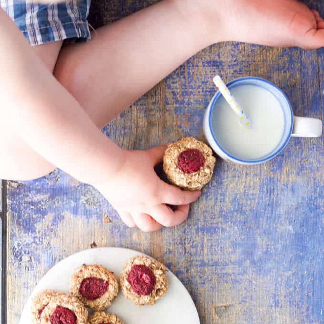 Healthy Thumbprint Cookies