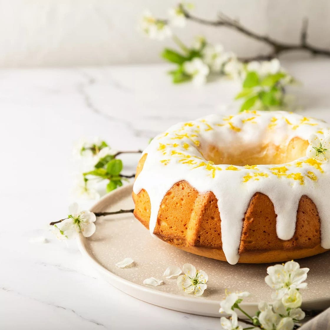 Plant-Based Lemon Pound Cake