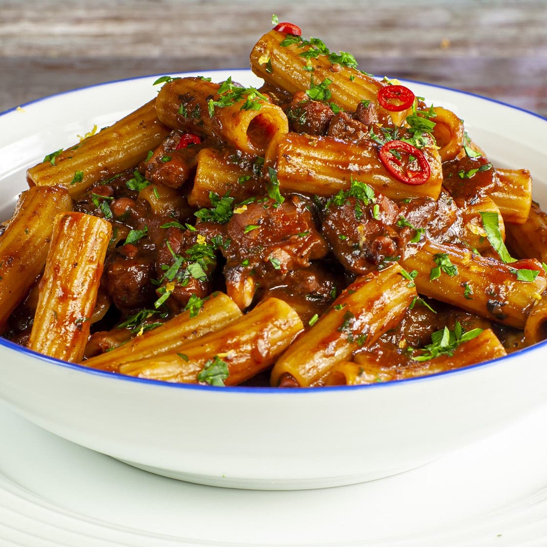 Pasta al ragù di polpo
